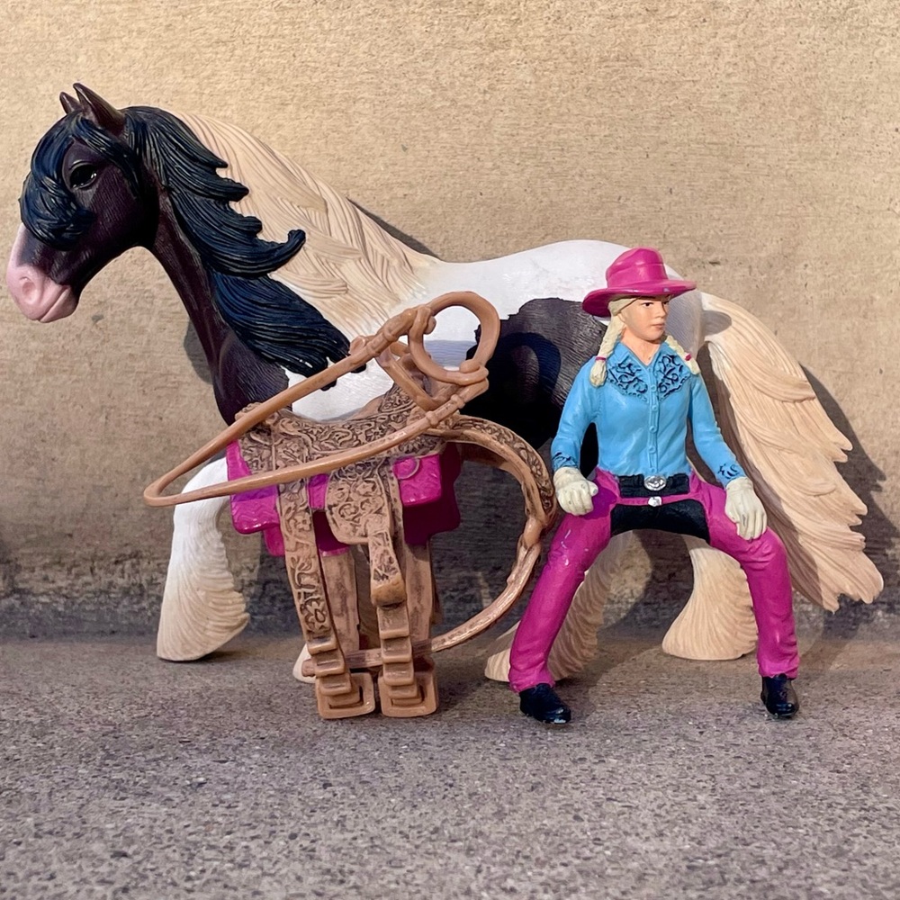 Schleich Gypsy Horse & Western Rider 🐴